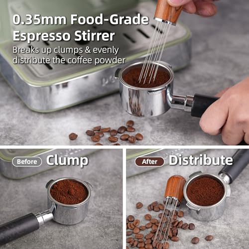 51mm Espresso Accessories Kit with Tamper, WDT Tool & Funnel - Coffee Barista Set