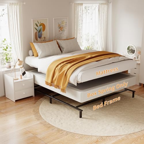 OSASET 7 Inch Queen Box Spring Heavy Duty Metal Mattress Foundation Noise-Free