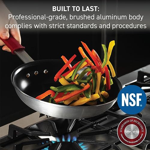 Professional Nonstick Fry Pan - 12 Inch Skillet with Stainless Steel Handle - Oven Safe 400°F