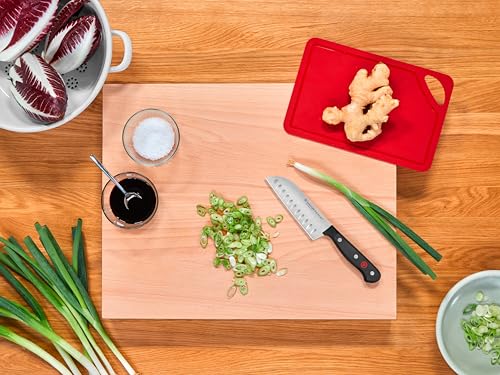 Wüsthof Gourmet 5-Inch Hollow Edge Santoku Knife - Black Handle