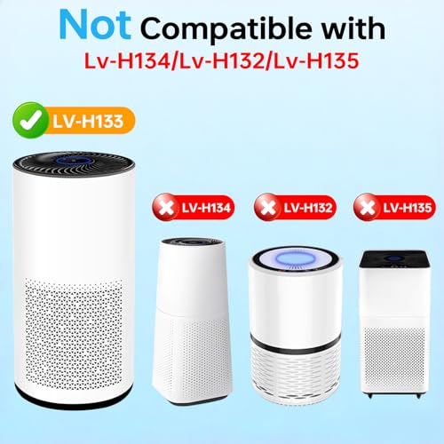 LV-H133 Replacement Filter Only Compatible for LEVOIT Air Purifier
