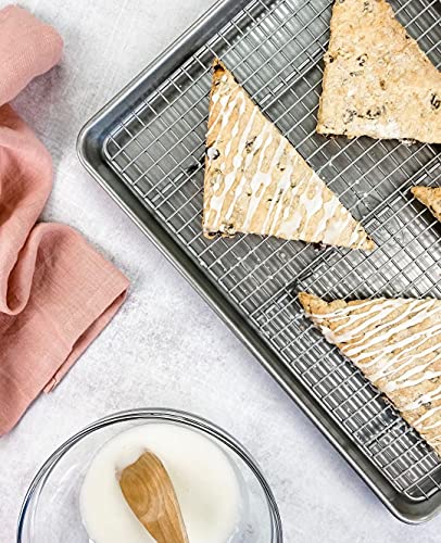USA Pan Extra Large Sheet Baking Pan & Cooling Rack Set Pack of 1