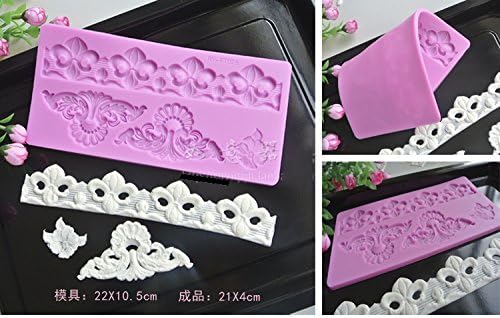 Fleur de Lis Silicone Candy Mold for Cake Decorating, Cupcake Toppers & Crafts