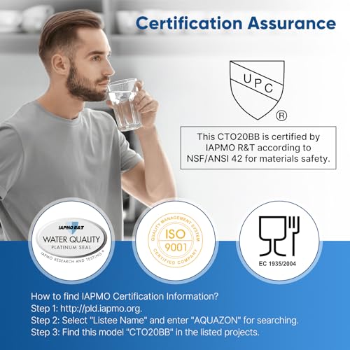 PurePlus Activated Carbon Water Filter - 20x4.5 inch Whole House Filtration System - Variation: Activated Carbon Water Filter