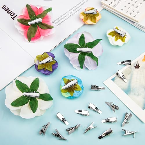 100Pcs Christmas Ornament Clip for Tree, Flowers Alligator Clips Decor