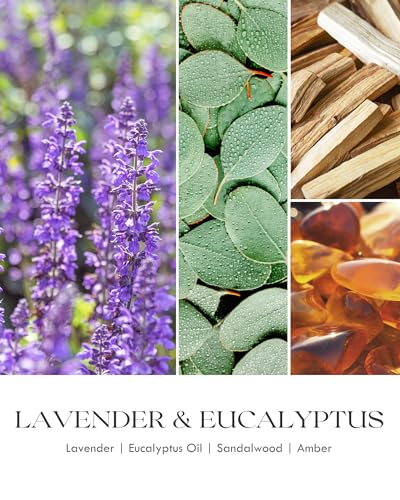 Lavender Candles Set - 28oz Aromatherapy Candle with Crystals Inside, Long-Lasting 200 Hours, Gift for Women & Moms - Variation of Lavender Candles / 28oz