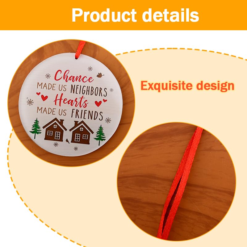 Neighbor Christmas Ornament - Friendship Gifts for New & Moving Neighbors