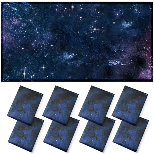 ANGSYLTH 8 Pcs Fluorescent Light Covers, 4x2 Feet Fabric for Ceiling