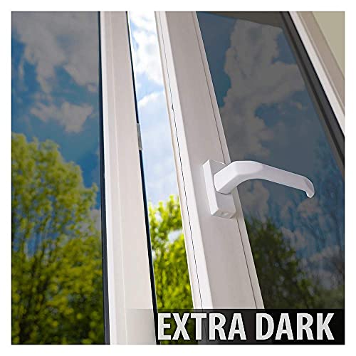 Buydecorativefilm S05 Window Film 36in x 24ft Very Dark Silver Privacy & Heat Control