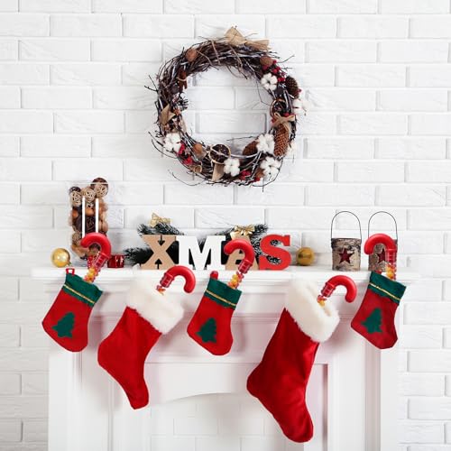 WLILUPAH 6-Pack Large 9.64 Inch Christmas Candy Tubes - Festive Gift Containers