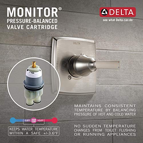 Delta Windemere 14 Series Single-Function Shower Valve Trim Kit - Oil Rubbed Bronze, Pack of 1