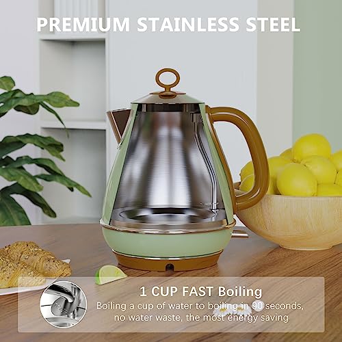 Evoloop 1.7L Electric Kettles, BPA Free Tea Kettle, Hot Water Boiler
