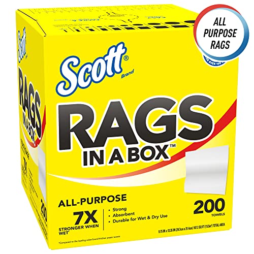 Scott Rags in a Box Towels - 200 Count Pack of 1