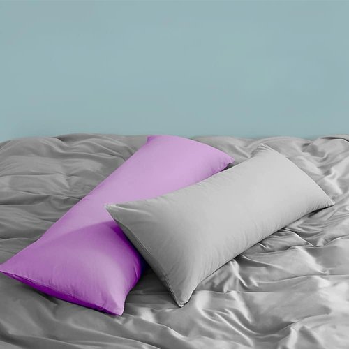 FLXXIE Body Pillow Cover - Super Soft Microfiber 20x54 Pillowcase | Wrinkle & Stain Resistant, Lavender