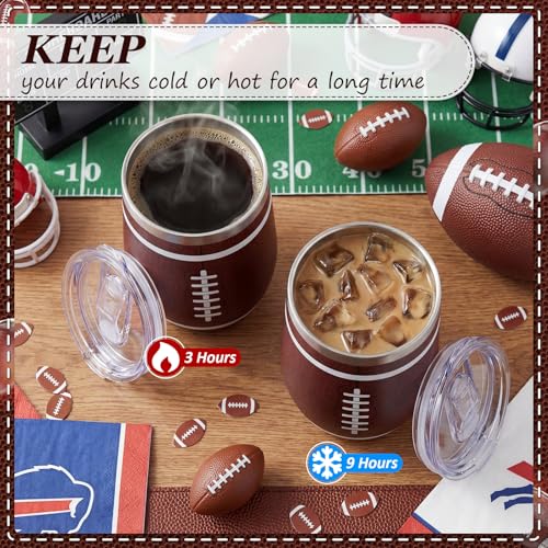 Football Gift Set with 12oz Tumblers & Sport Socks - Football Variation