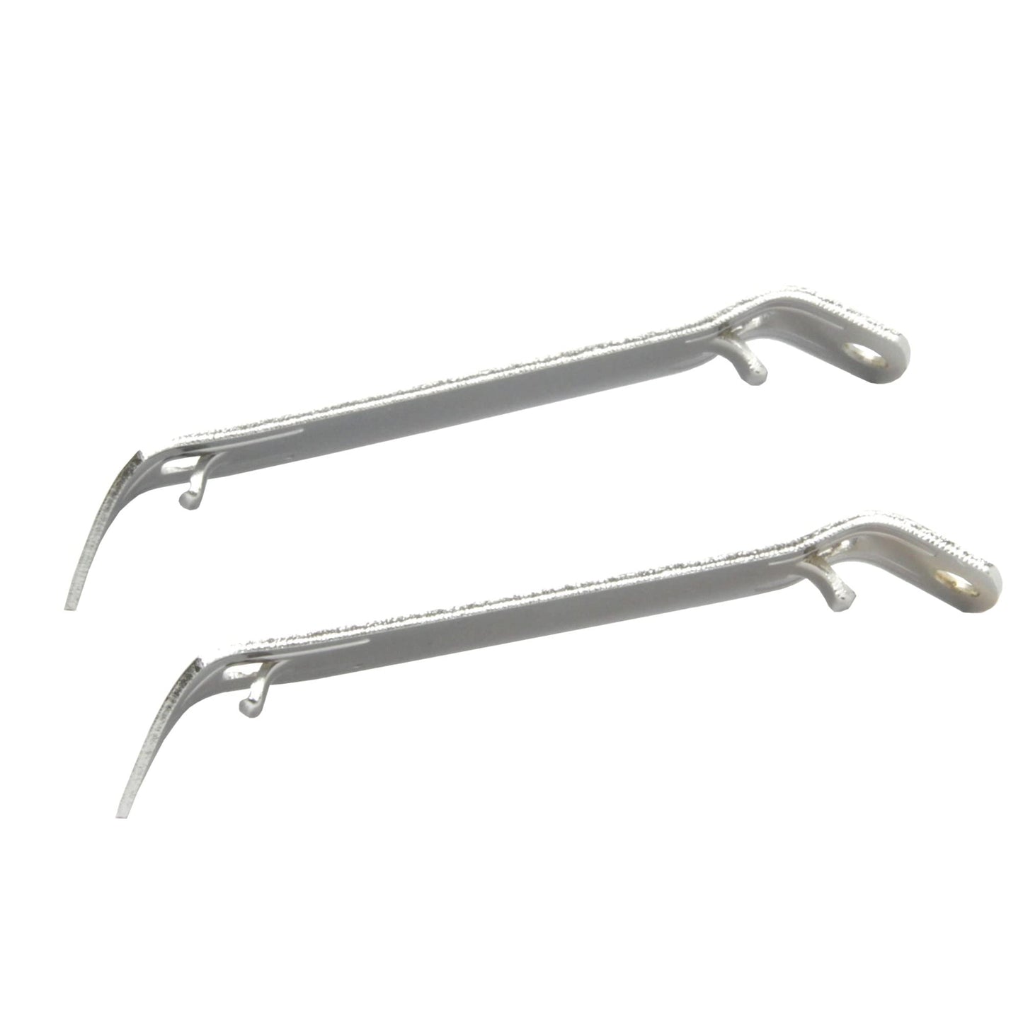 Chef Craft Select Durable Plated Iron Bottle Opener, 4.5 inches in length 2 piece set, Gray