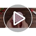 Pink Christmas Mini Yarn Tree Decorations Set - 6pcs Holiday Table Decor