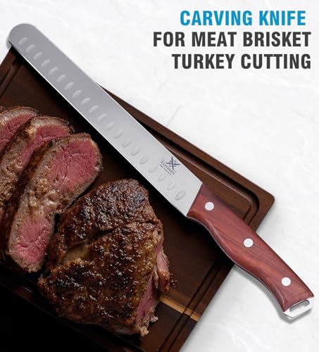 3PCS Professional Brisket Carving Knife Set - Slicing, Trimming & Deboning