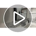 Black Bathroom Vanity Mirror Set - 36x24 Inches, 2 Pack - Over Sink Wall Mirrors