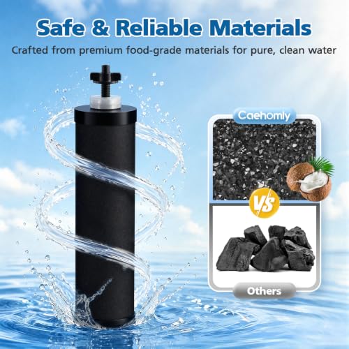 Black Water Filter Replacement for Berkey BB9-2 Gravity System - Compatible Filters