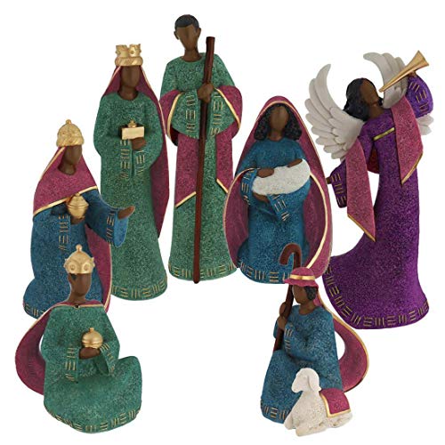 Positive Image Gifts Colorful African American 7 Piece Christmas
