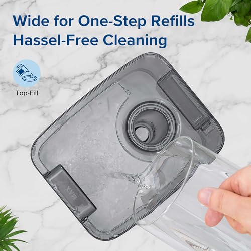 Levoit Ultrasonic Top Fill Humidifier with 6L Tank & Knob Control - Gray