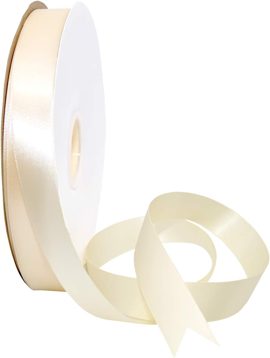 Rosy Mauve Double Face Satin Ribbon 3/8" x 100 YD - Perfect for Gift Wrapping, Crafts & Weddings