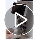 Conical Burr Coffee Grinder Ivory - 48 Grind Settings, Compact & Adjustable