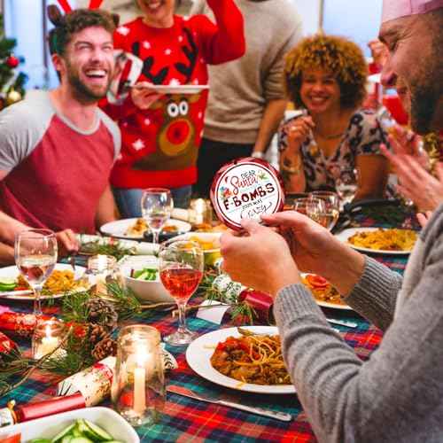 SICOHOME Funny Christmas Ornament 2025 - Dear Santa Sorry for All The F-Bombs 2025 was Crazy, 3" Funny Ornaments for Adults Arcylic Inappropriate Naughty Christmas Ornament