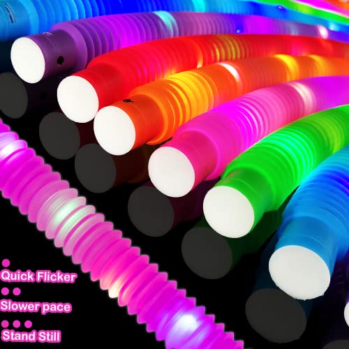 48 Pack Glow Sticks & Bracelets Halloween Party Favors - Kids Light Up Toys