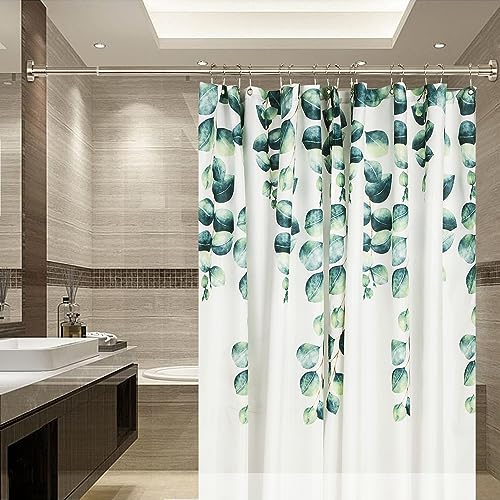 Heavy Duty Adjustable Shower Curtain Rod - Brushed Nickel, 47-84 Inch, Never Rust Stainless Steel, Wall Mount