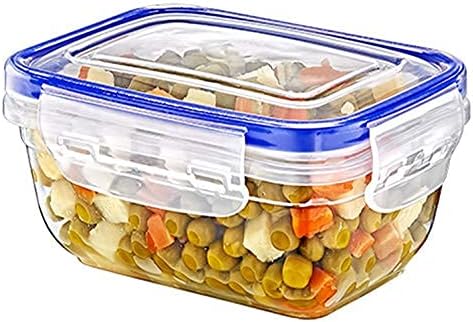 Superio Food Storage Containers - Airtight, Leak-Proof Meal Prep Set | BPA-Free Plastic, Microwave & Freezer Safe, 3 Pieces