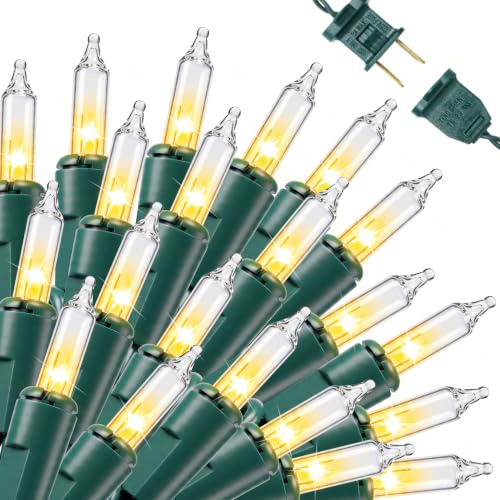 Joiedomi 4-Pack Indoor Outdoor Warm White String Lights 400 LED, 86FT, Connectable