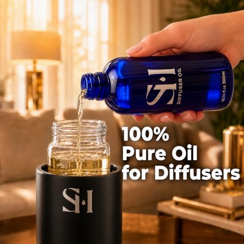 SCENTHORIZON Monaco MC01 Hotel Diffuser Oil Refill 10.14 oz - Elegant Floral & Woody Notes, Waterless & Pet Safe