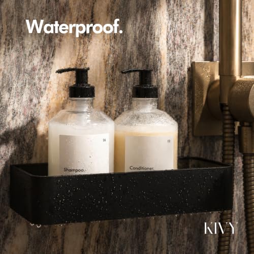 KIVY Glass Soap Dispenser Set 2X 16oz with Waterproof Labels & Pump - Bathroom & Kitchen Accessory