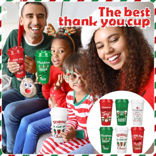 Pickmesh Classic 24-Pair Christmas Sock Gift Set with Holiday Coffee Cups