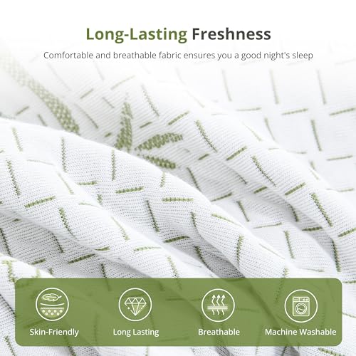 Twin Green Tea Memory Foam Mattress - 5 Inch Medium Firm Support