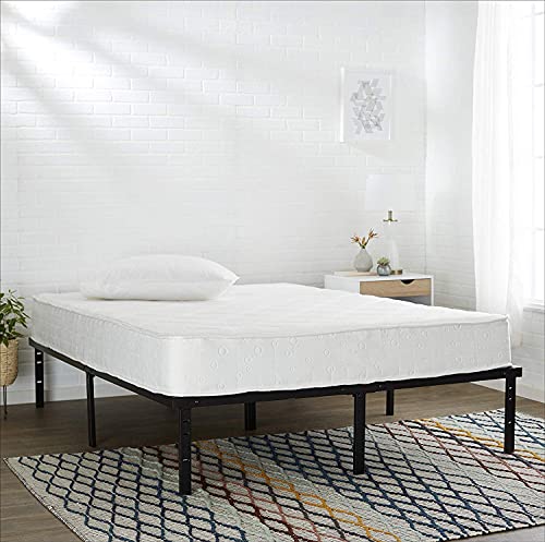 Heavy Duty Queen Bed Frame with Steel Slats - 14 Inch Storage Height, Black, Variation of THIS listing