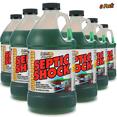Instant Power Septic Shock Drain & Cesspool Cleaner 2L - 6 Pack