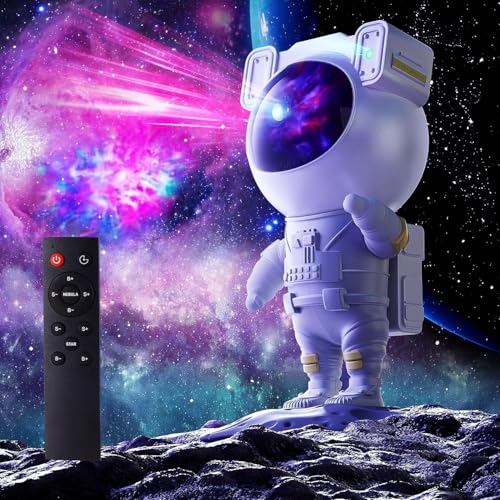 Astronaut Space Projector, 360¡ÆAdjustable Galaxy Star Night Light Bedroom and Ceiling Projector, Best Gifts for Christmas, Birthdays, Valentine's Day