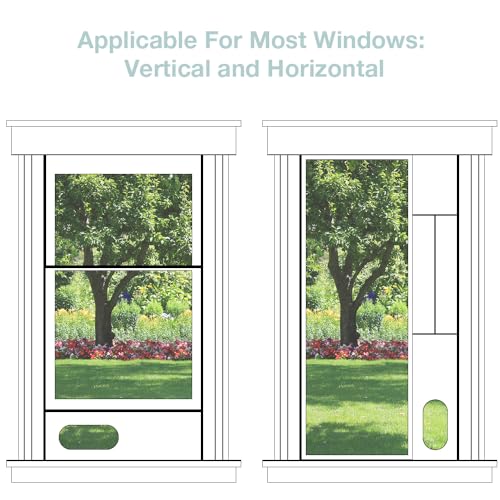 Portable AC Window Vent Kit with 59-Inch Exhaust Hose for Sliding Windows - Universal Fit