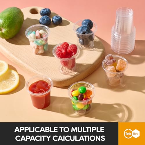 Disposable 2 oz Plastic Shot Glasses - 1200 Count, Clear, Mini Cups - Variation of 1200pack 2oz