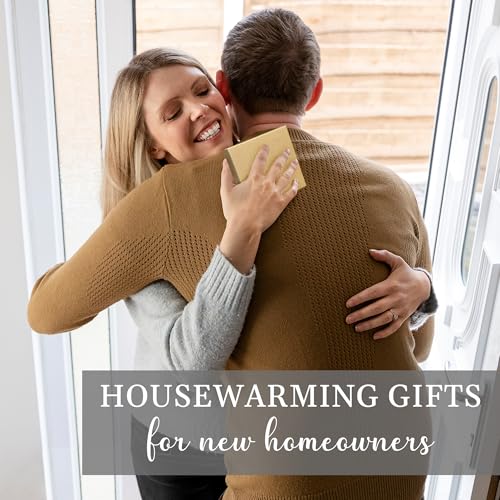 New Home Ornament 2025 with Card, Housewarming Gifts New Home Gift Ideas, House Warming Closing Gifts for Buyers, Women, Couple, First Christmas House Decor (Wood)