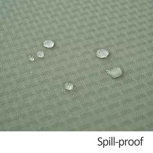 maxmill Rectangle Tablecloth Weaved Pattern Waterproof Spillproof Wrinkle Free Table Cloth, Kitchen Dining Tabletop Decoration, Fabric Table Cover for Holiday Parties, 52 x 70 Inch, Sage Green