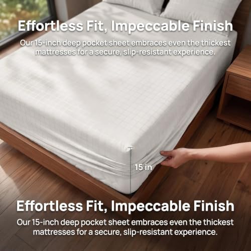 King Grounding Sheet with Silver Fibers, Organic Cotton, 78x80 inches, White - Sleep Therapy
