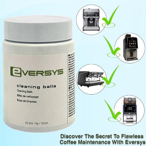 Coffee Machine Cleaning Balls for Eversys Brew Units - Compatible with All Models