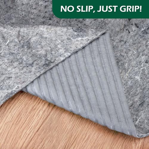 Waterproof GATORGRIP Non-Slip Rug Pad 6x9 Pet-Friendly Floor Safe Made in USA