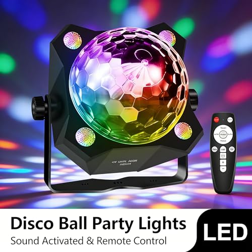 Party Lights Disco Ball Light, LED 6 Color