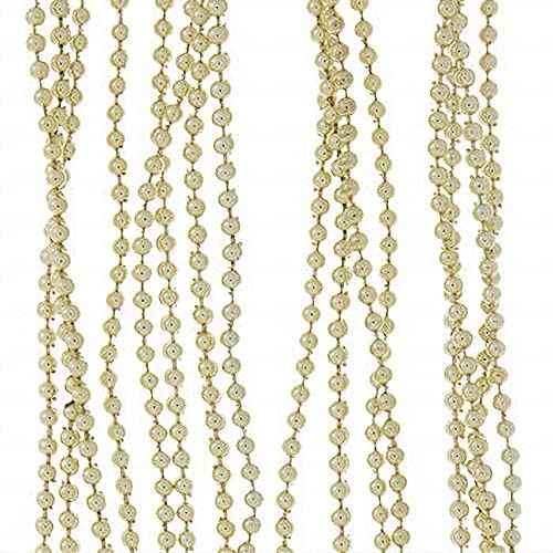 Mini Christmas Tree Ornaments for Tiny Tree (Gold Mini Bead Garland)