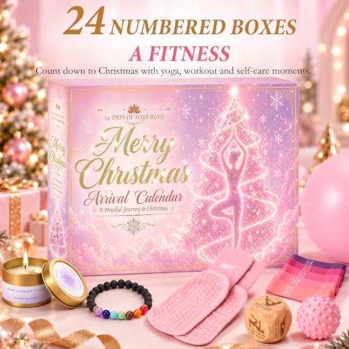 Women’s Fitness Advent Calendar 2026 - Yoga & Workout Gift Set